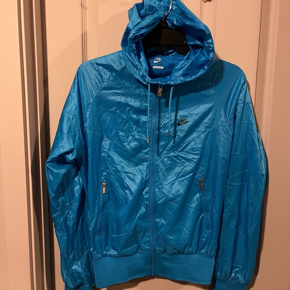 Nike women’s Blue Hooded Jacket